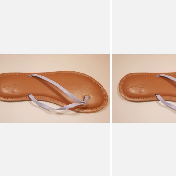 🚺🆕CHULIS LAVENDER FLIP FLOPS SIZE 8 - Picture 3 of 7